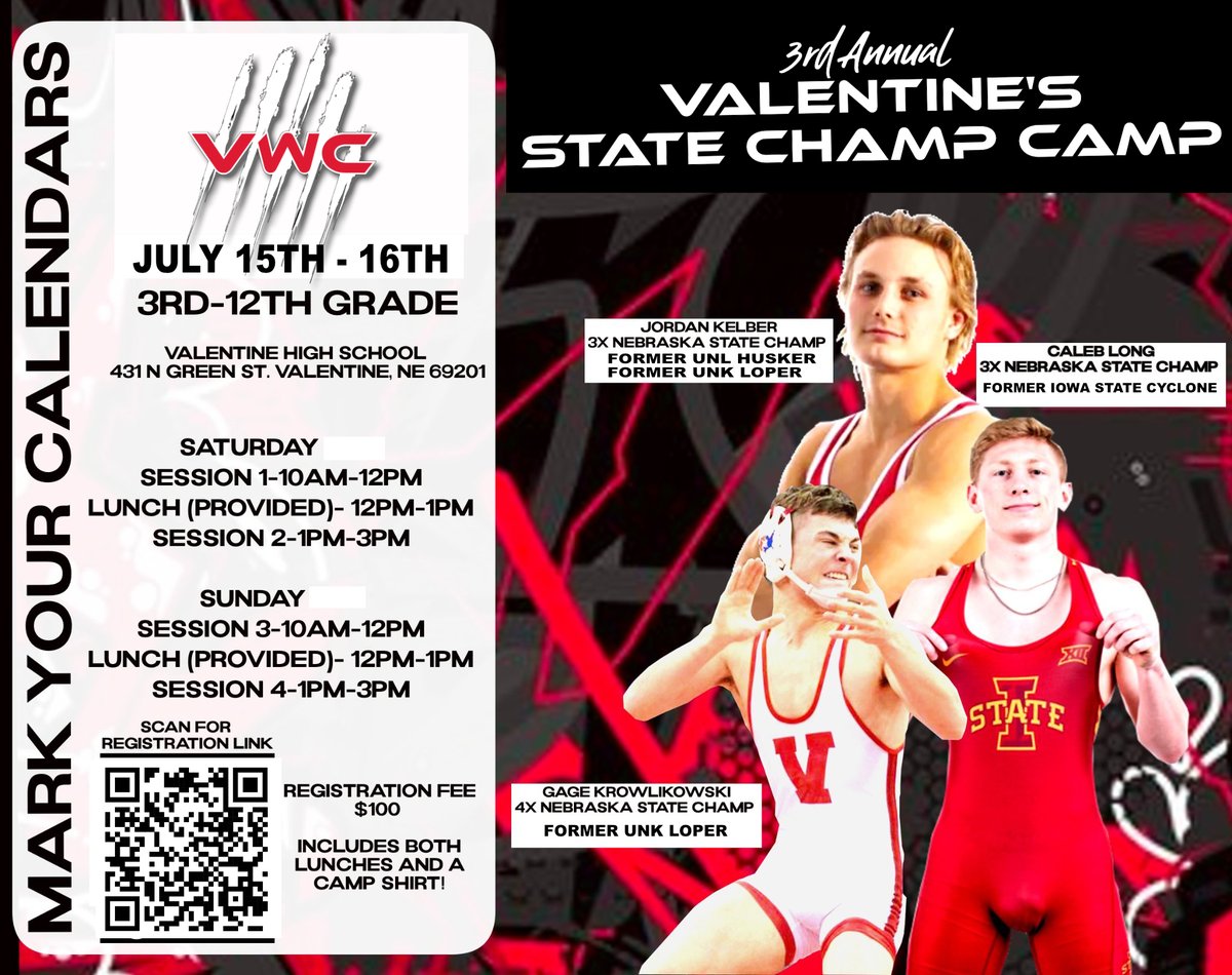 badgerwrestlers's tweet photo. 3 of the top clinicians in the state are hosting their 3rd State Champ Camp. Time to sign up! https://t.co/ooTLX9dFcs