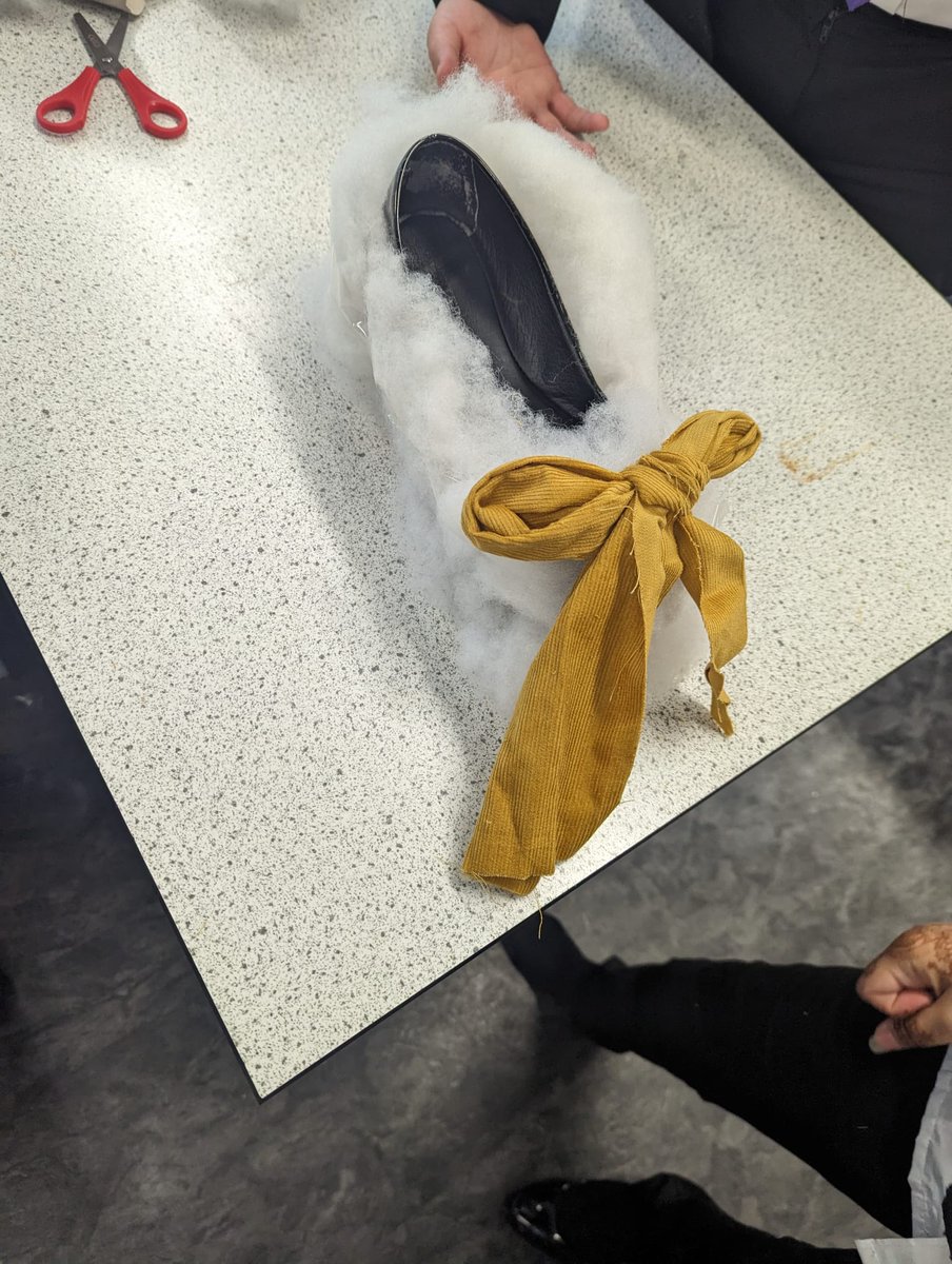 GacScienceDept's tweet photo. Making "silent shoes" to avoid detection by Zombies... it could only be #EnrichmentWeek

@GACoventry https://t.co/IAcHOZT2iR