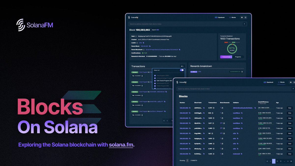 SolanaFM tweet media