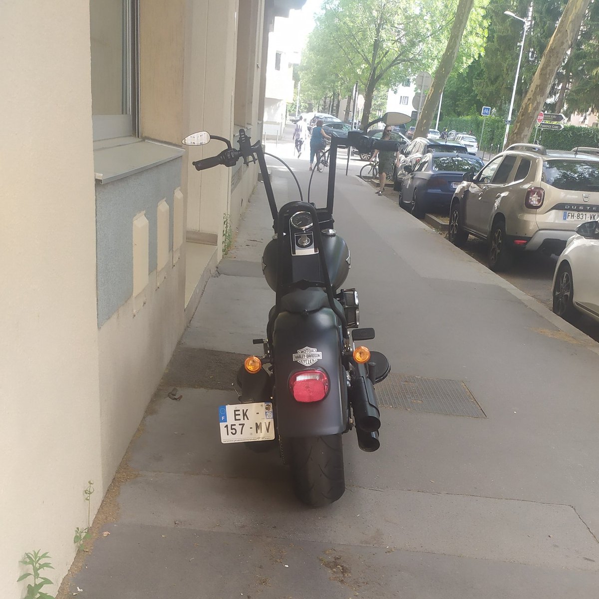 Pourquoi s'embêter à se garer ailleurs que sur le trottoir, vu que la police municipale de Lyon ne verbalise pas...
#EK157MV