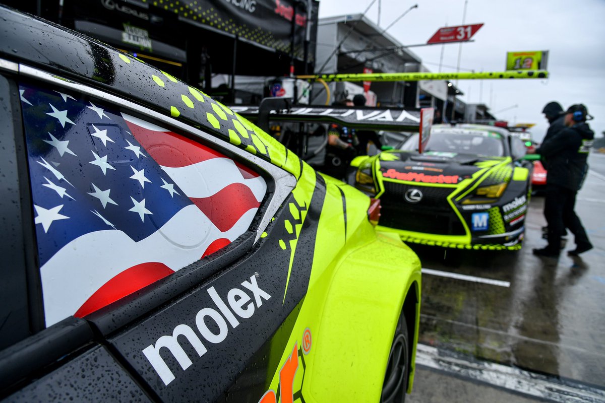 Happy Independence Day from Vasser Sullivan. #LexusRCF #LexusRacing #IMSA