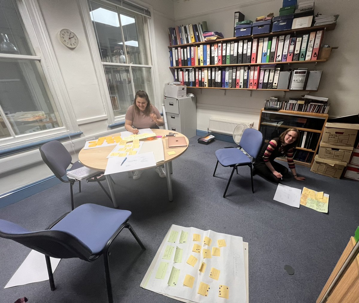 Karen Burland (@karenburland) on Twitter photo A good day involves qualitative analysis and post it notes!!! Pulling things together from our Enhancing Research Culture Fund! Exciting!! <a href="/BailesDr/">dr_f_a_bailes</a> <a href="/MKirbyMusic/">Dr Melissa Kirby</a> A good day involves qualitative analysis and post it notes!!! Pulling things together from our Enhancing Research Culture Fund! Exciting!! <a href="/BailesDr/">dr_f_a_bailes</a> <a href="/MKirbyMusic/">Dr Melissa Kirby</a>