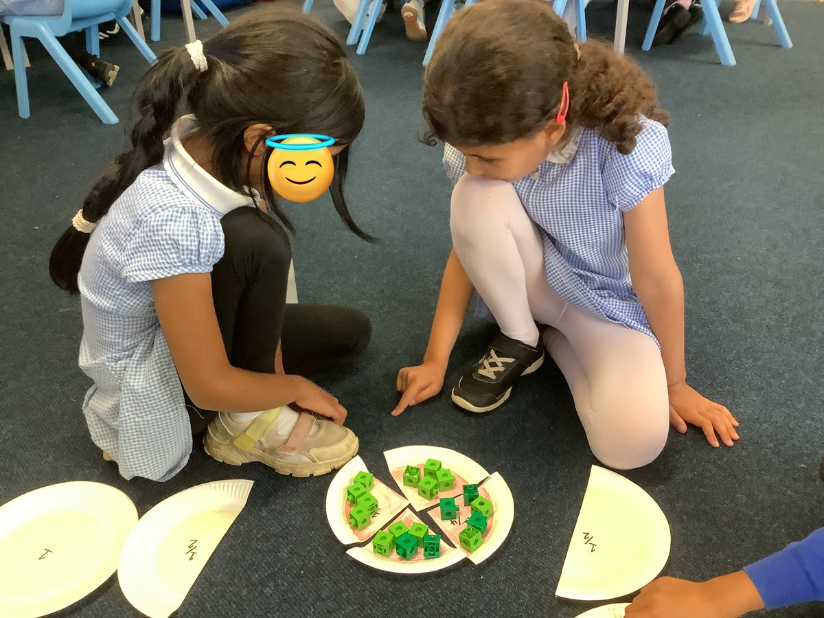 Year 2 were busy learning about fractions today, focussing on halves and quarters. Great problem solving pawb! Bendigedig @SMTVCardiff @CSCJES <a href="/MrsWilliams_15/">Clare Atkins</a>