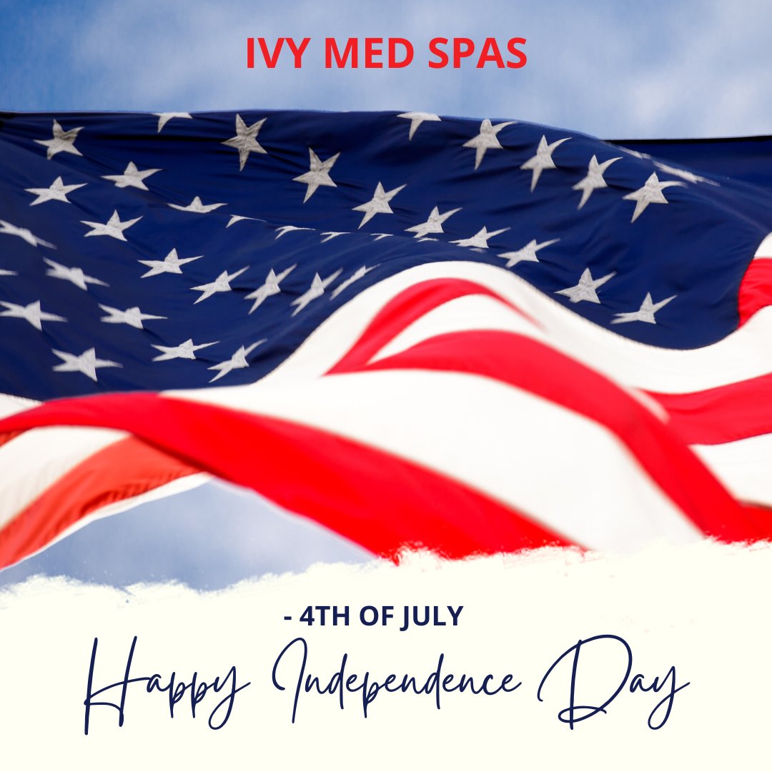 ivymedspas's tweet image. Wishing you a radiant and rejuvenating 4th of July from Ivy Med Spa! 🎆🇺🇸 Let us help you sparkle and shine with our luxurious treatments and expert care. 

Enjoy a day of celebration and self-care! 

#Happy4th #SelfCare

bit.ly/3MNg85w