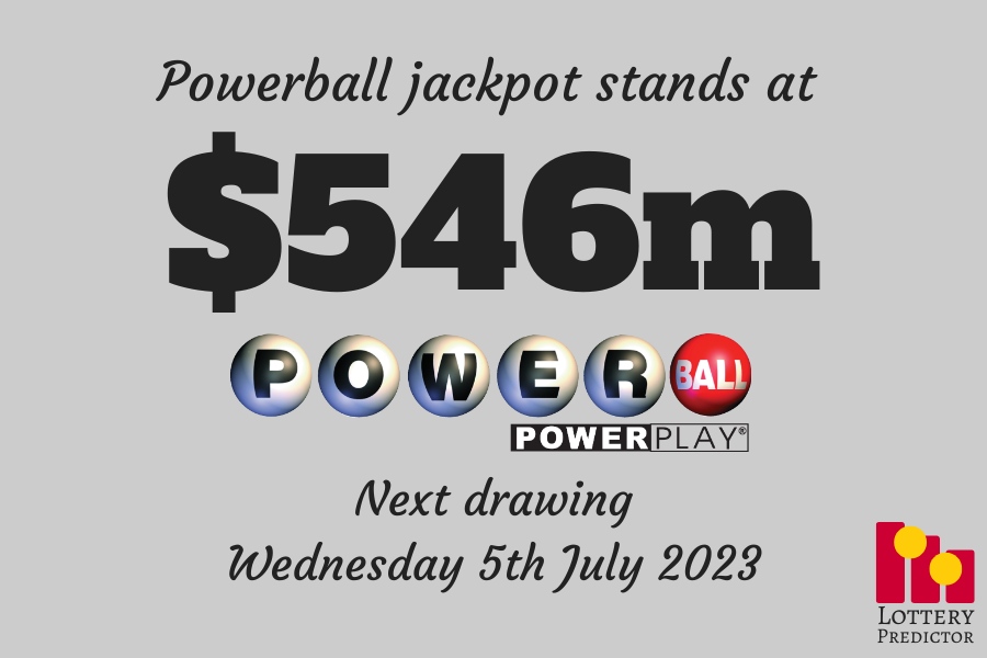 No Jackpot winners in last night's Powerball lottery drawing, so the jackpot has now grown to $546 Million for the drawing on Wednesday, the 5th of July 2023. #lottery #powerball https://t.co/Y7geDefXbQ