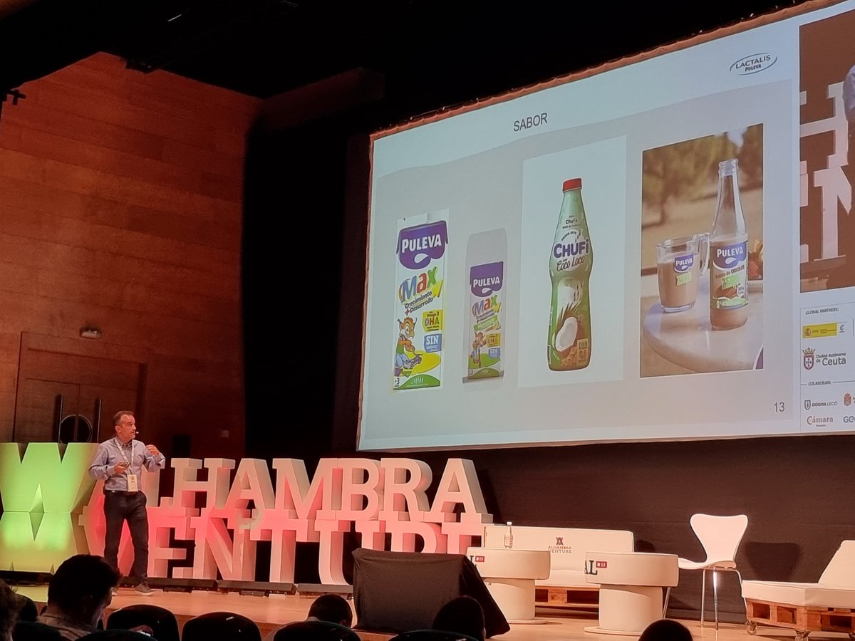 👉🏼 Nueva Ponencia #AlhambraVenture23

'Estrategias de innovación en el sector alimentario’. 
➡️ Federico Lara Villoslada, director de I+D de Grupo Lactalis Puleva.

🔴 EN DIRECTO DESDE: alhambraventure.com 

#startups #sostenibilidad #empresas