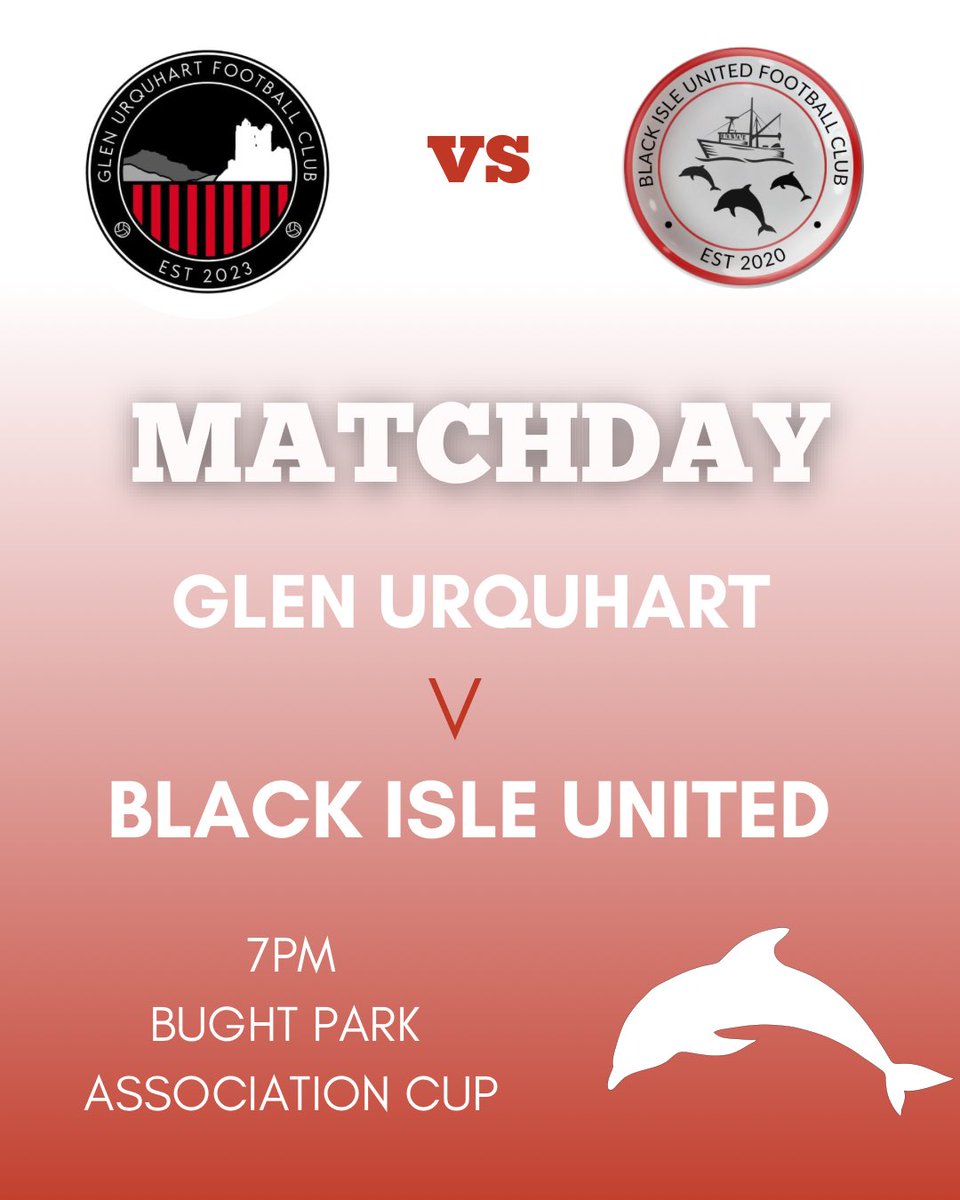 First round of the Association Cup tonight v Glen Urquhart Football Club ⚽️

🔴⚪️⚫️
