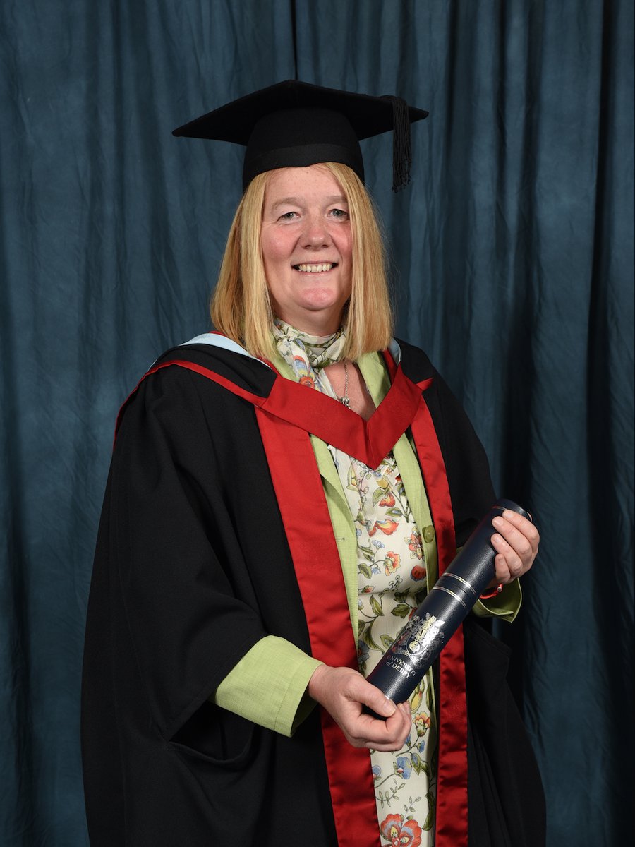 safesoundgroup's tweet photo. You may have seen the post about Tracy receiving an Honorary Degree at the end of last week from the University of Derby. BUT...we now have the official photo. We are so proud of Tracy so wanted to share it with you -  https://t.co/qjPzMHpi89 #derby #localcharity https://t.co/PchCx2TiQS