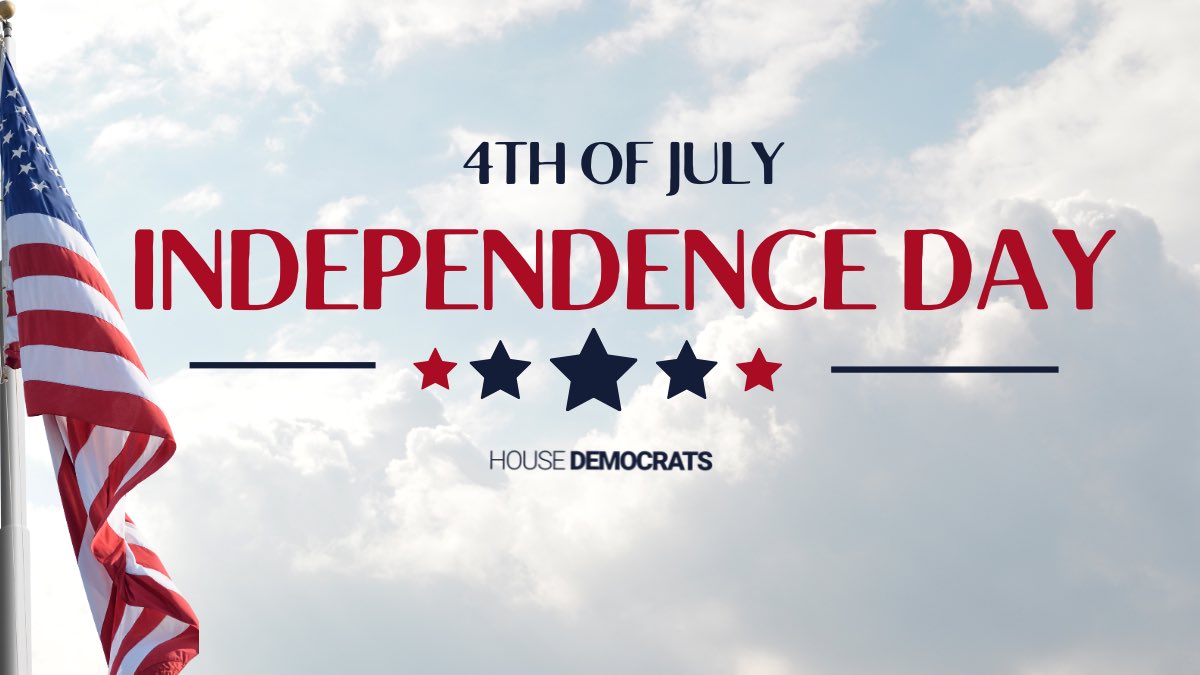 The #4thOfJuly is more than just a celebration — it’s a day to recommit ourselves to continue the work of achieving a more just and perfect nation.

Wishing everyone a happy #IndependenceDay
