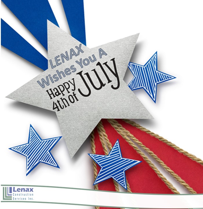 LENAX wishes you and all your loved ones a wonderful time on this special day in American history. Happy Independence Day! #constructionmanagement #aecindustry #cmaasocal #wtsla #lametro #aec