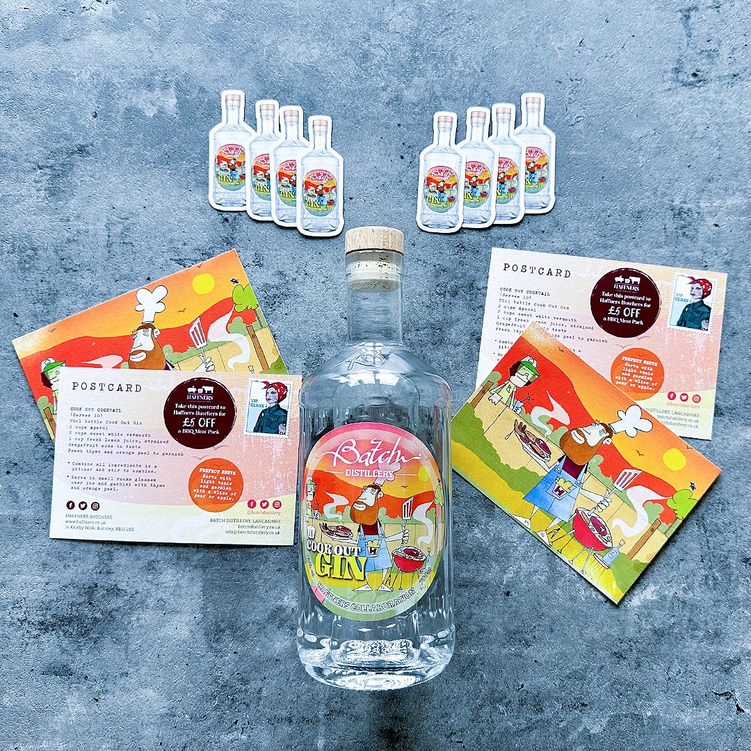 Introducing this month's Innovation, a collaboration with <a href="/HaffnersPies/">🥧Haffners Pies 🥧</a>

Cook Out Gin ☀️

A gin for the true connoisseur. Its flavours are inspired by the botanicals and fruits used in Haffners’ products 🍖☀️🌭 #gin #gintonic #newgin #batchdistillery #ginlovers #ginlove #ginlove