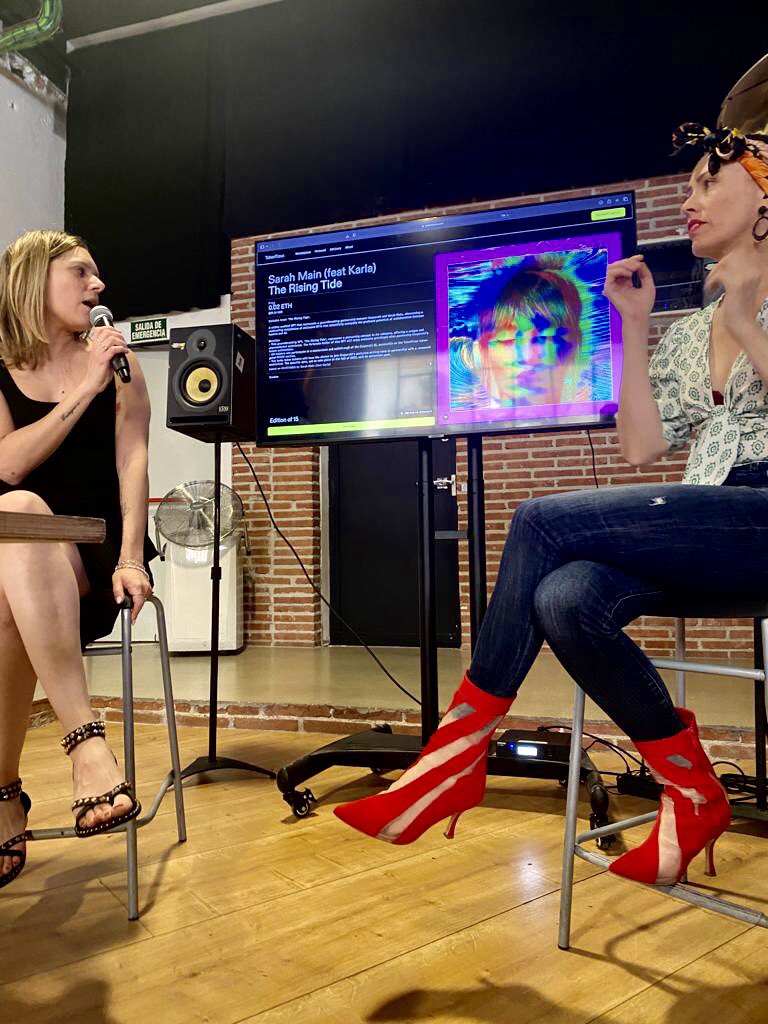 Chatting about ai and music with Mariana from <a href="/CasperakiAI/">Casperaki</a> 😻

<a href="/TokenTraxx/">TokenTraxx #BeThePlatform</a>