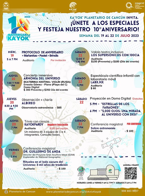 Ka'Yok' Planetario de Cancún tweet media