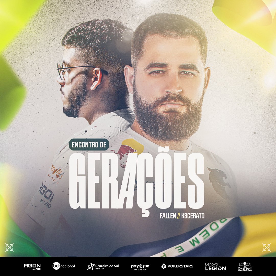 Inspiração, talento e genialidade que transcendem gerações, agora juntos pela #FURIACS! 🇧🇷

Prontos pra fazer história mais uma vez?