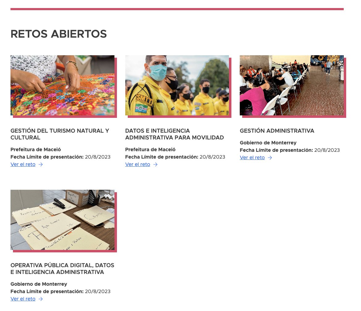 ¡Lanzamiento de los retos del segundo año de #GovTechLATAM! 🌟💡 ¿Tienes una solución tecnológica innovadora para los desafíos del sector público en América Latina y el Caribe? ¡Esta es tu oportunidad de contratar un piloto! 💪🚀Hasta el 20/08
👉🏾govtechlatam.org/retos