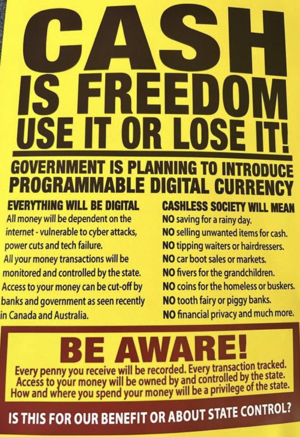 respect65's tweet photo. Please keep cash alive, use it or lose it. https://t.co/zfswUsLEj8