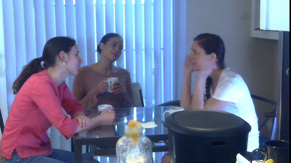 SALD3D's tweet photo. The trio discuss the meaning of Jessicaโs dreams in this shot from the film #horror #scary #thrillers #actresses #framegrab https://t.co/2HulfLaTl8