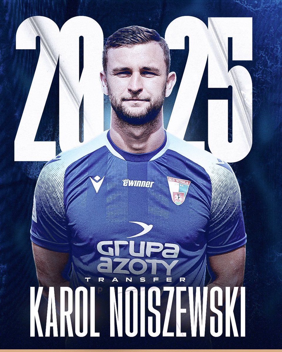 KSWisla1923's tweet photo. 𝗞𝗮𝗿𝗼𝗹 𝗡𝗼𝗶𝘀𝘇𝗲𝘄𝘀𝗸𝗶 przenosi się do Wisły Grupa Azoty Puławy. Umowa z zawodnikiem będzie obowiązywała do 30 czerwca 2025 roku 🤝

Witamy w biało-niebieskich barwach i życzymy powodzenia! 🤍💙

➡️ https://t.co/2QZMixcavt

@GA_PULAWY https://t.co/7dZx8m5elE