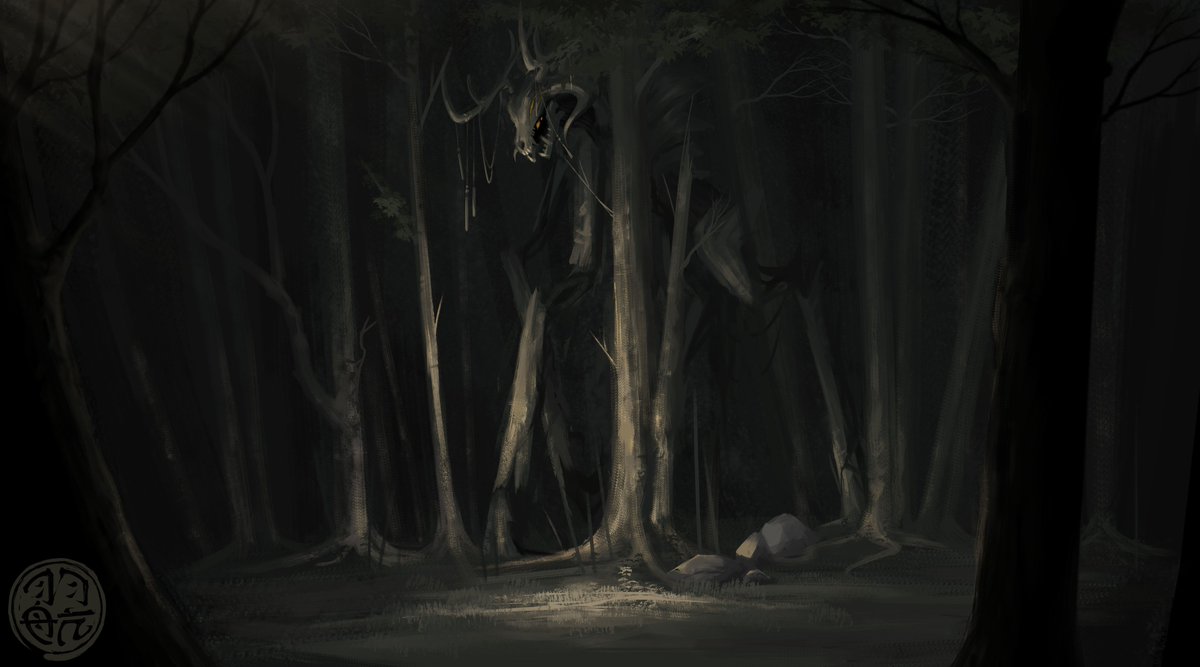 One of my older drawings, both horror and nature combined!