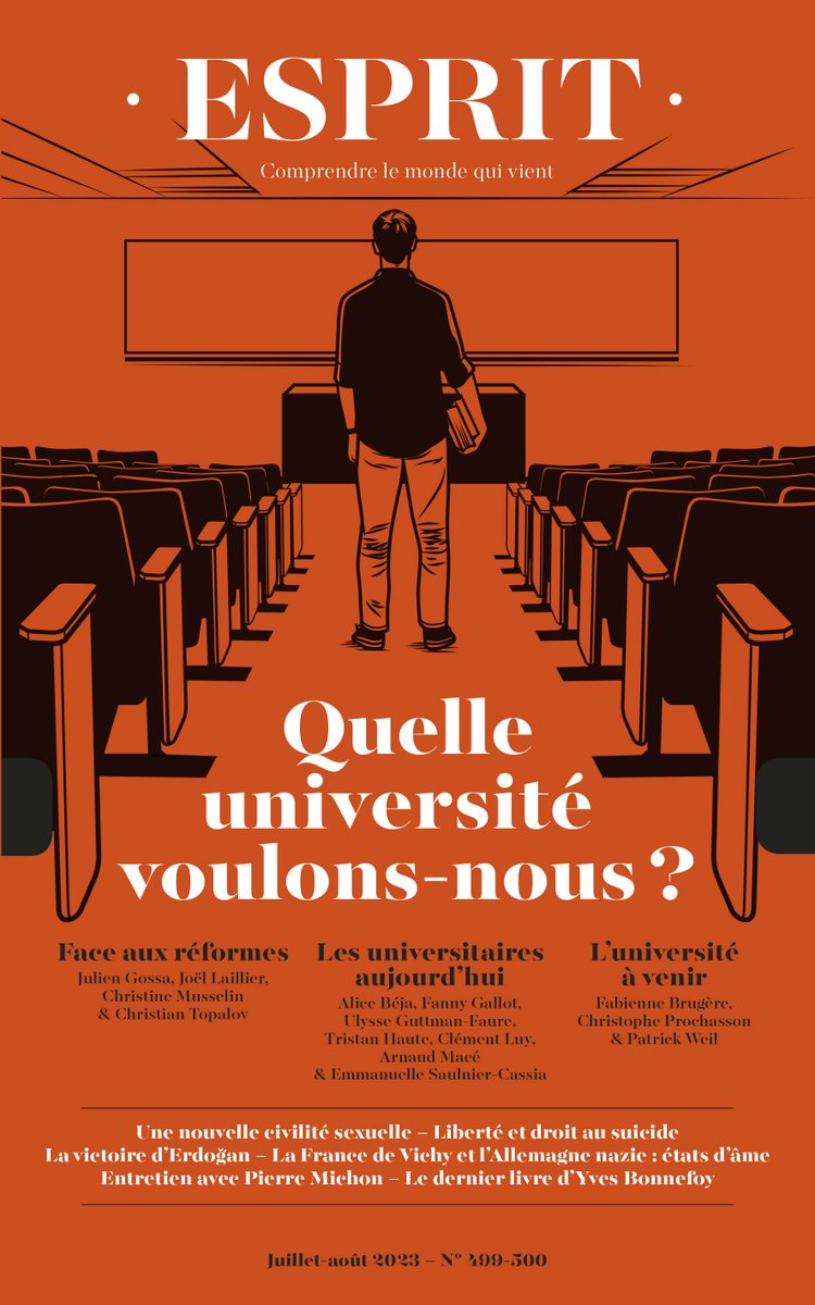📕 À rebours des logiques d’#évaluation et de #marchandisation, ce dossier, coordonné par <a href="/M_FebvreIssaly/">Matthieu Febvre-Issaly</a>, défend l’idéal d’une #université  placée au centre de la production et de la transmission des #savoirs, au fondement de la #culture #démocratique 👉bit.ly/3NxGF78