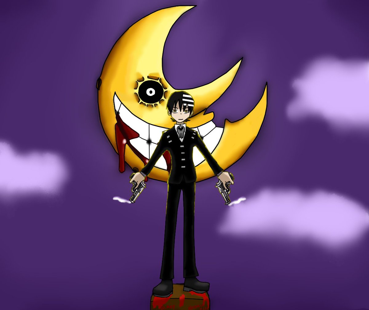 I Draw death the kid from soul eater! #souleater #deathkid #anime #papermoon #art #drawing #draw #animeart #moon #animeboy