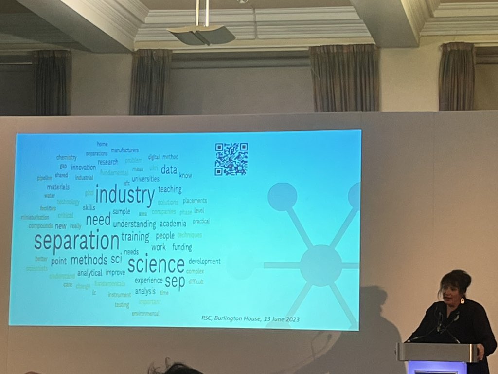 RSCSepSci's tweet image. A little word-cloud from asking scientists their thoughts on separation science 💭#separationscience #SinS2023