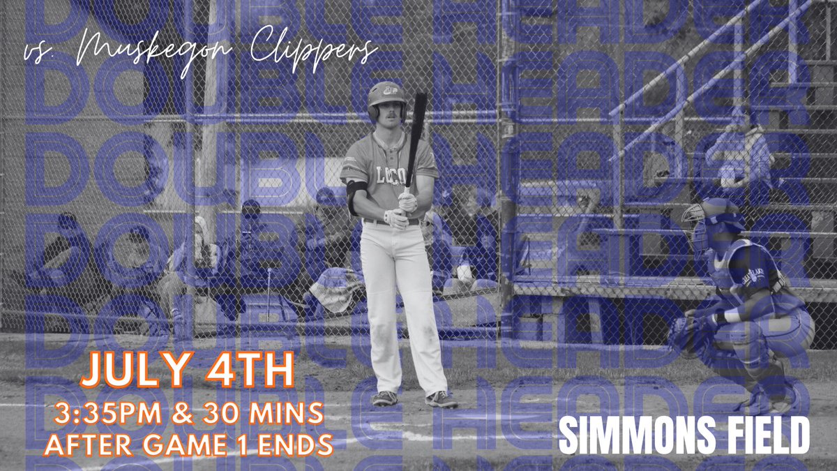 HAPPY 4TH OF JULY! Another double header for your Lima Locos today - 3:35pm for the first game and the second will begin 30 after the conclusion of the first. Stick around after the second game for some holiday fireworks! Go Locos!

limalocos.pointstreaksites.com/view/limalocos/