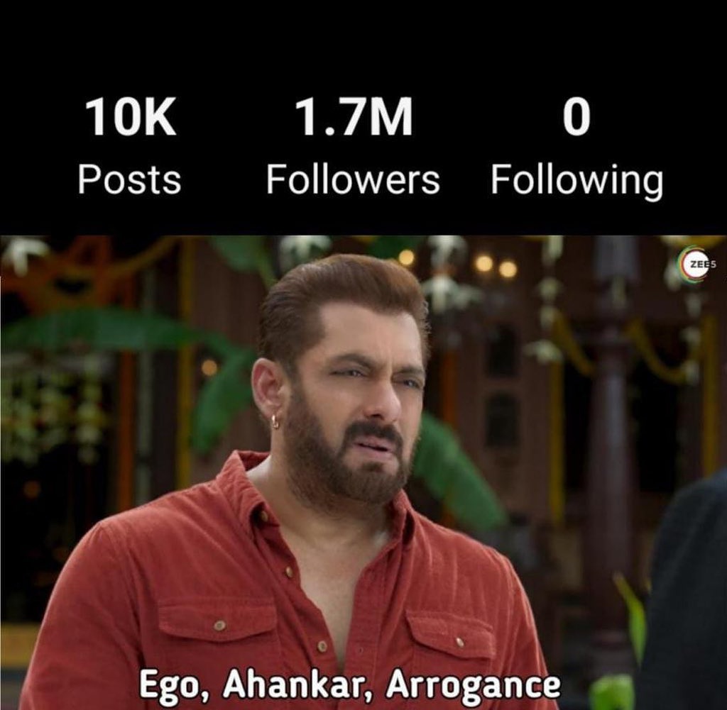 When I see an account like this : 
#BhaijaanOnZEE5