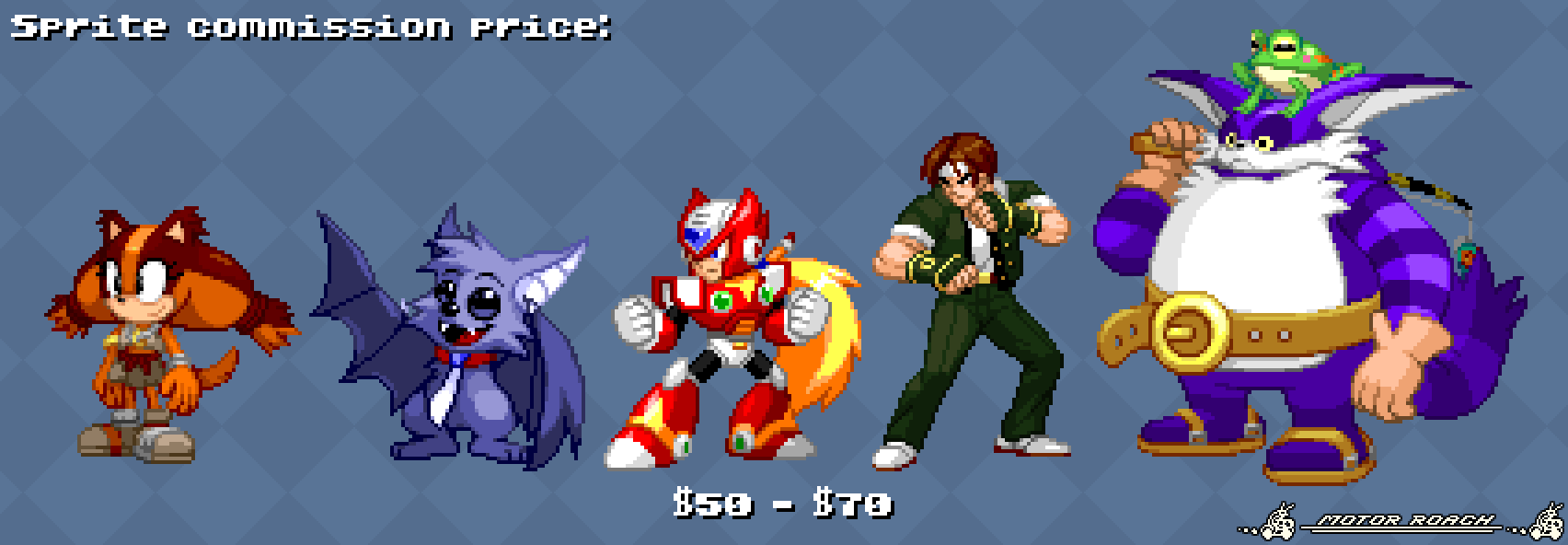 MotorRoach (@motorroach.bsky.social) on X: Does anyone else miss the time  where everyone did Sonic Advance sprites? Here's a few that I did recently,  maybe it'll inspire someone to try it!  /