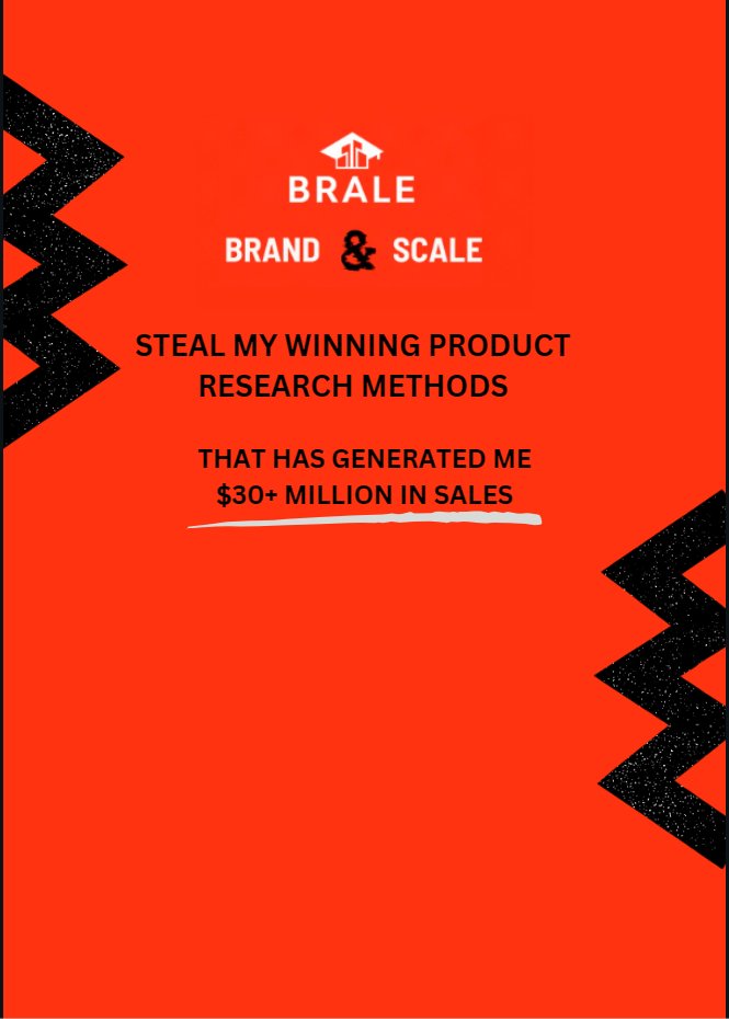 Built an in-depth product research guide for you guys! 

If you want me to send it over just 👇 
Like, Retweet &amp; Comment "GUIDE". 

(Must be following so I can DM you!)