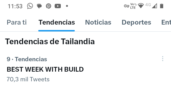 LayaMorena72's tweet photo. Anoche no pude participar en la tendencia para Biu, pero me alegra ver que hoy aún continúa vigente en el puesto nueve para Tailandia.
#ConcertMemoriesWithBuild
BEST WEEK WITH BUILD https://t.co/oM8vt0DL7J