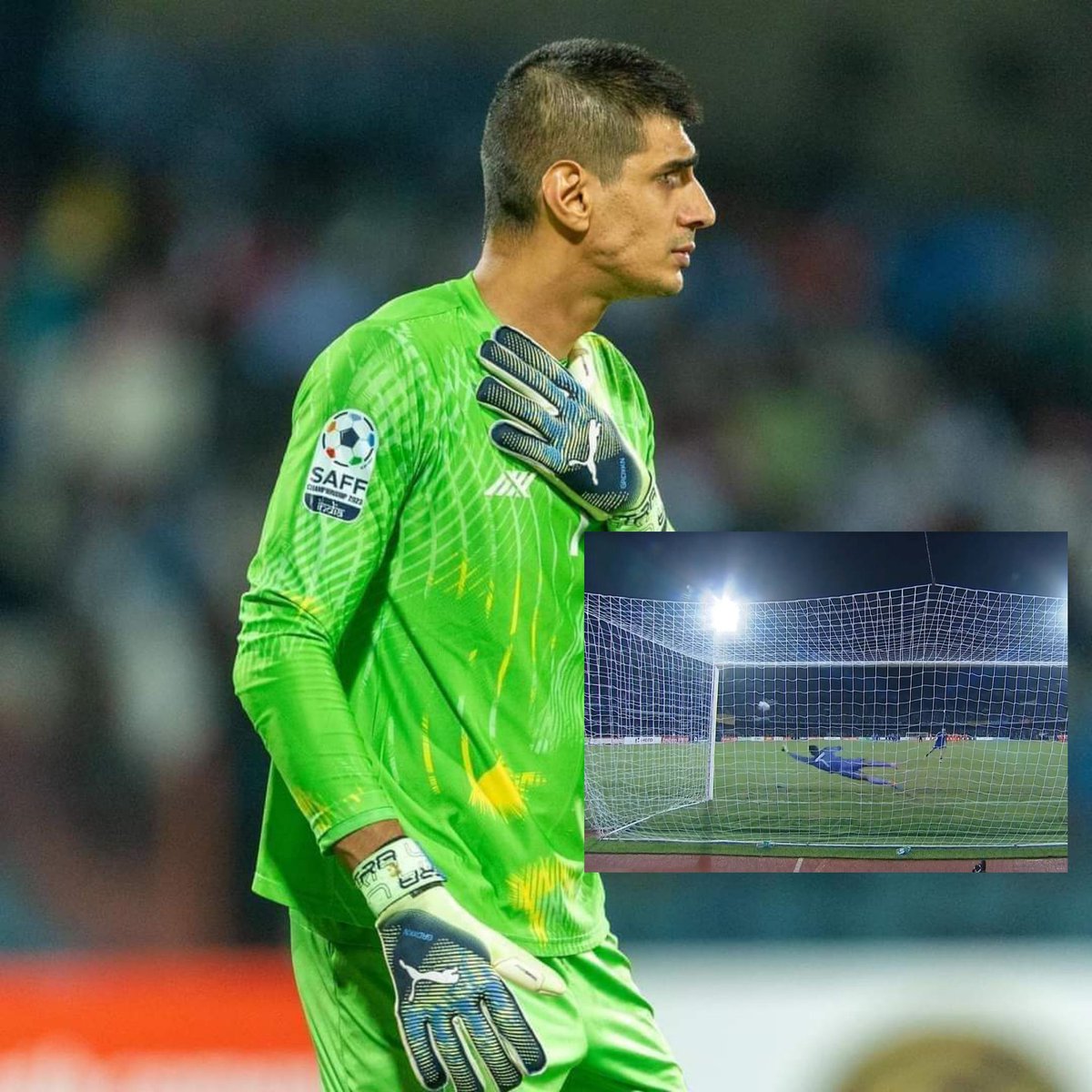 BoiesX45's tweet photo. The Man, The Myth, The Legend 🙇‍♂️ 

Gurpreet Singh Sandhu 🐐 

INDIA WINS SAFF CHAMPIONSHIPS 2023!

#SAFFChampionship2023 https://t.co/I2EPwkMOPH