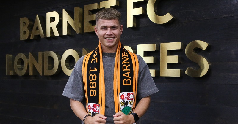 BarnetFC's tweet photo. Barnet FC is delighted to announce the signing of Zak Brunt from Sheffield United for an undisclosed fee.

#BarnetFC🐝