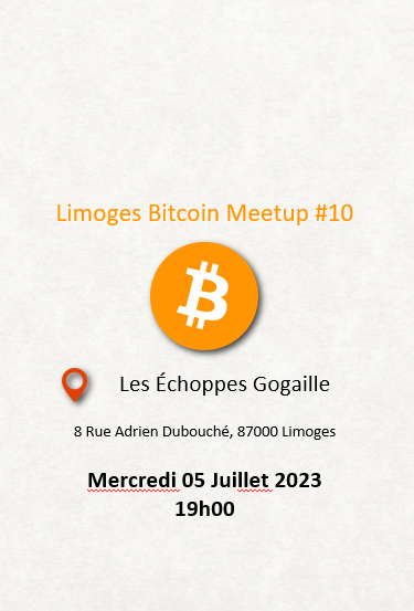 Limoges Bitcoin Meetup tweet media