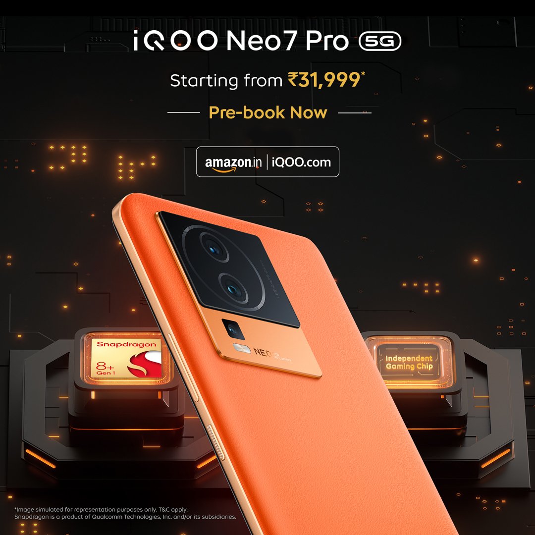 Fearless Flame

🧡🧡🧡
#iQOONeo7Pro #AmazonSpecials #PowerToWin

@IqooInd

Friends do Participate here 🤩 🤩
@Sandeepkj62401
@SarvagyaJain08
@JainShantilal12
@jainusha30
@meDeepu1