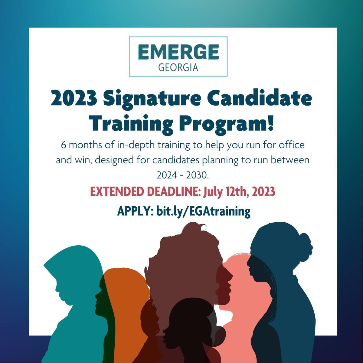 tizzywoman's tweet photo. Georgians! If you are ready to make systemic change, #RunForSomething! 

Get your application in now with @EmergeGA: https://t.co/sCh8XfNBLV

#FreeDEM https://t.co/gRTCna0W1z