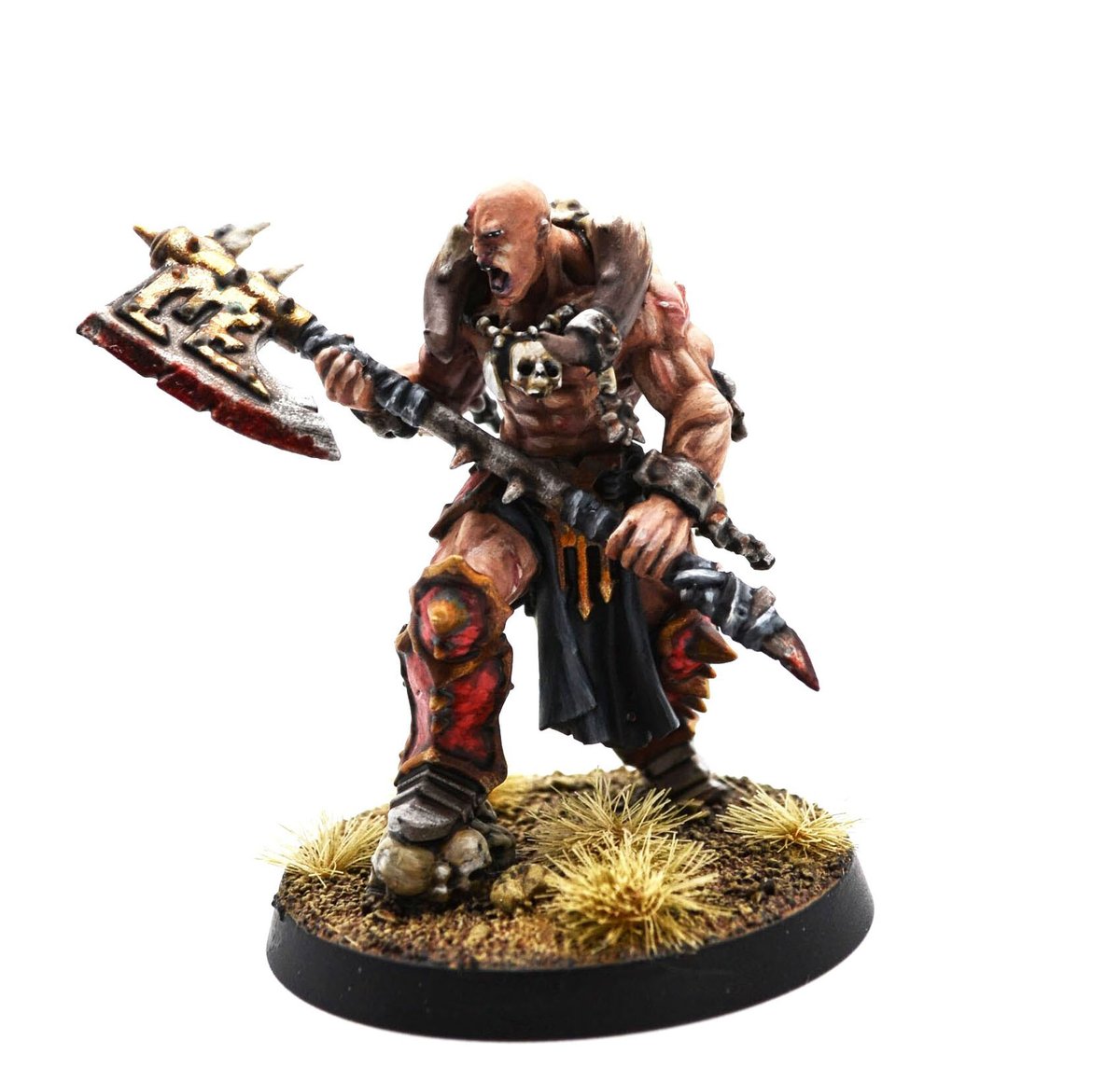 AnselmeGuerin's tweet photo. Slaughterpriest with Bloodbathed Axe #warhammer #warhammercommunity #paintingwarhammer #commissionpainting #commissionwarhammer #warhammercommission #commissionpaintingstudio #paintingcommission #commissionpainter #bladesofkhorne #bladeofkhorne #chaoswarriors #AOS #ageofsigmar https://t.co/Strw1n9Jzj
