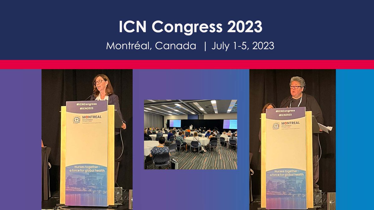 CASN/ACESI (@casn43) on Twitter photo CASN’s Executive Director, Dr. Cynthia Baker, and <a href="/CINANurses/">Canadian Indigenous Nurses Association (CINA)</a> Chief Executive Officer, Marilee Nowgesic, deliver their oral presentation at #ICNCongress, titled Indigenous Nursing Students and Faculty: A Longitudinal Survey in Canada." #ICN2023 #Nusing #Education CASN’s Executive Director, Dr. Cynthia Baker, and <a href="/CINANurses/">Canadian Indigenous Nurses Association (CINA)</a> Chief Executive Officer, Marilee Nowgesic, deliver their oral presentation at #ICNCongress, titled Indigenous Nursing Students and Faculty: A Longitudinal Survey in Canada." #ICN2023 #Nusing #Education