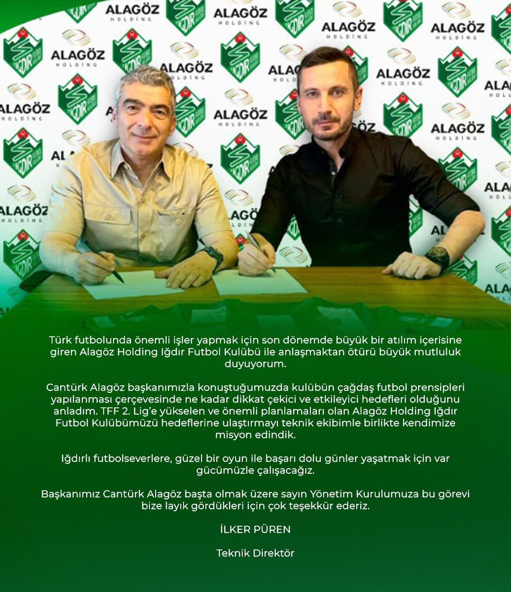 İletişim&amp;PR ve sosyal medya yönetimini yaptığımız teknik direktör İlker Püren’e yeni yolculuğunda başarılar dileriz.

#ilkerpüren
#lunarballsports