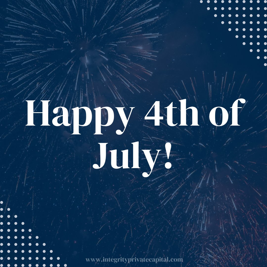 Happy 4th of July! We hope you have a fun and safe holiday filled with family and friends!