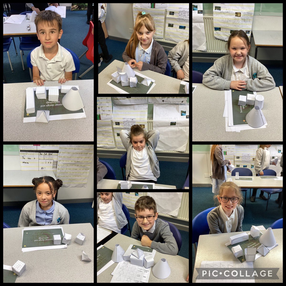 BriarHillSch's tweet image. @BriarHillSch #design #DT #shellstructure #3D day 2 of our DT unit - practising different 3D shapes ready for our planning tomorrow of the end product.