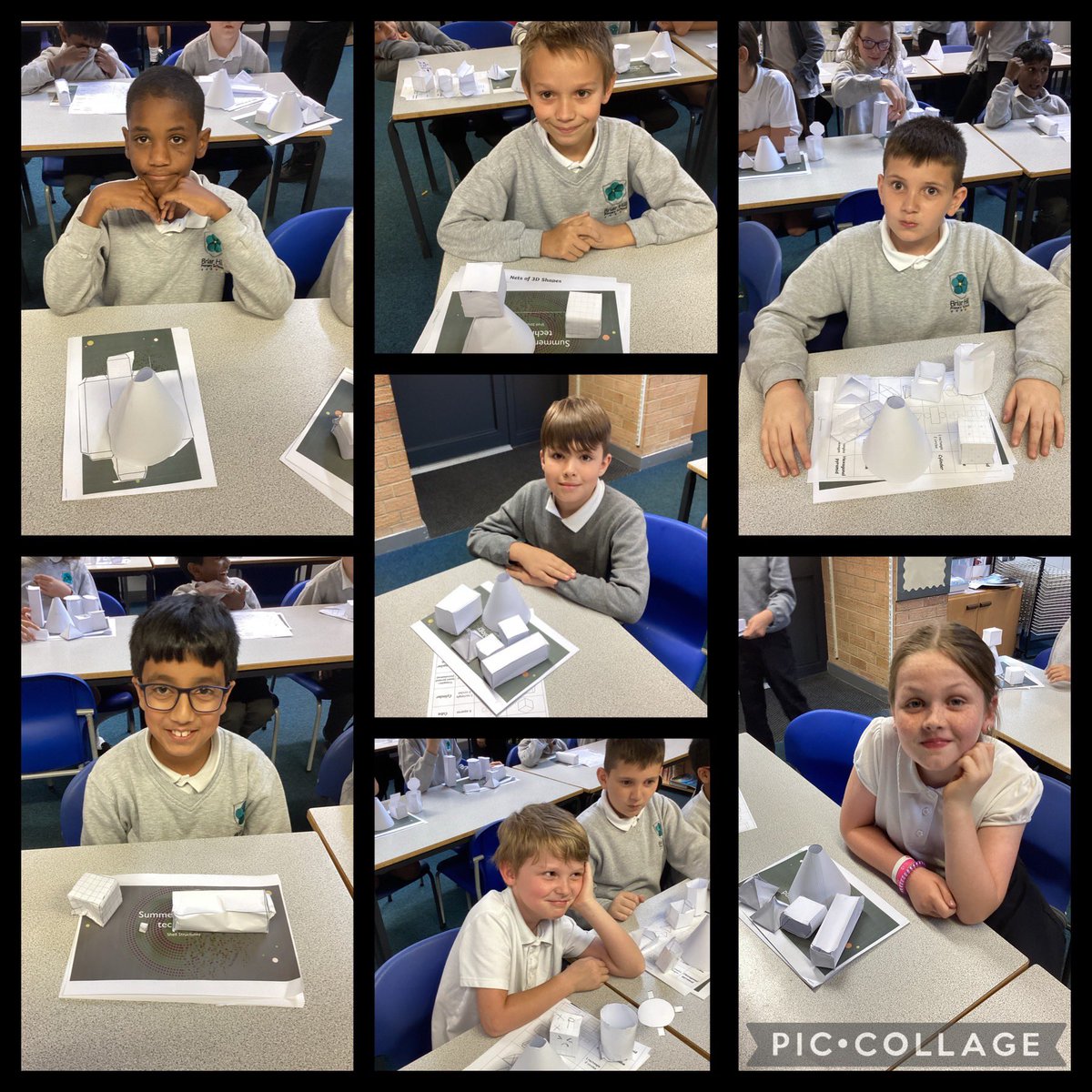 BriarHillSch's tweet image. @BriarHillSch #design #DT #shellstructure #3D day 2 of our DT unit - practising different 3D shapes ready for our planning tomorrow of the end product.
