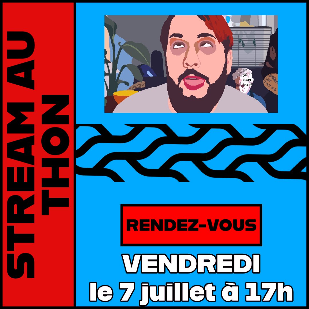 SeitanSurKick's tweet image. CE VENDREDI, le 7 juillet.
STREAM AU THON sur Kick ! COMPLÈTEMENT UNCAPPED

1 sub = 20 minutes + 15 heures par tranche de 100 subs

C'est un rendez-vous !
#KickQuebec #KickFrance @KickStreaming  @KickQuebec