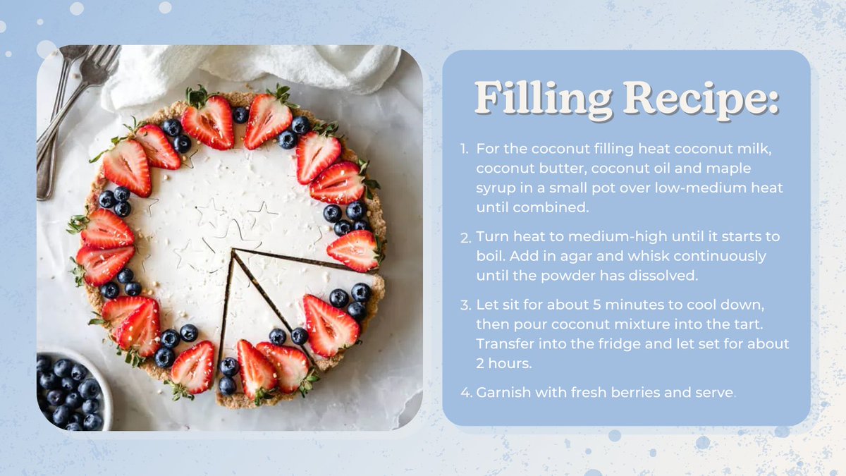 Celebrate the 4th of July with the perfect patriotic treat! 

Our fresh, gluten-free Almond Cow Tart is sure to become a family favorite this summer. 

Click the link ⬇️ to try it at home!
almondcow.co/recipes/tarts/…