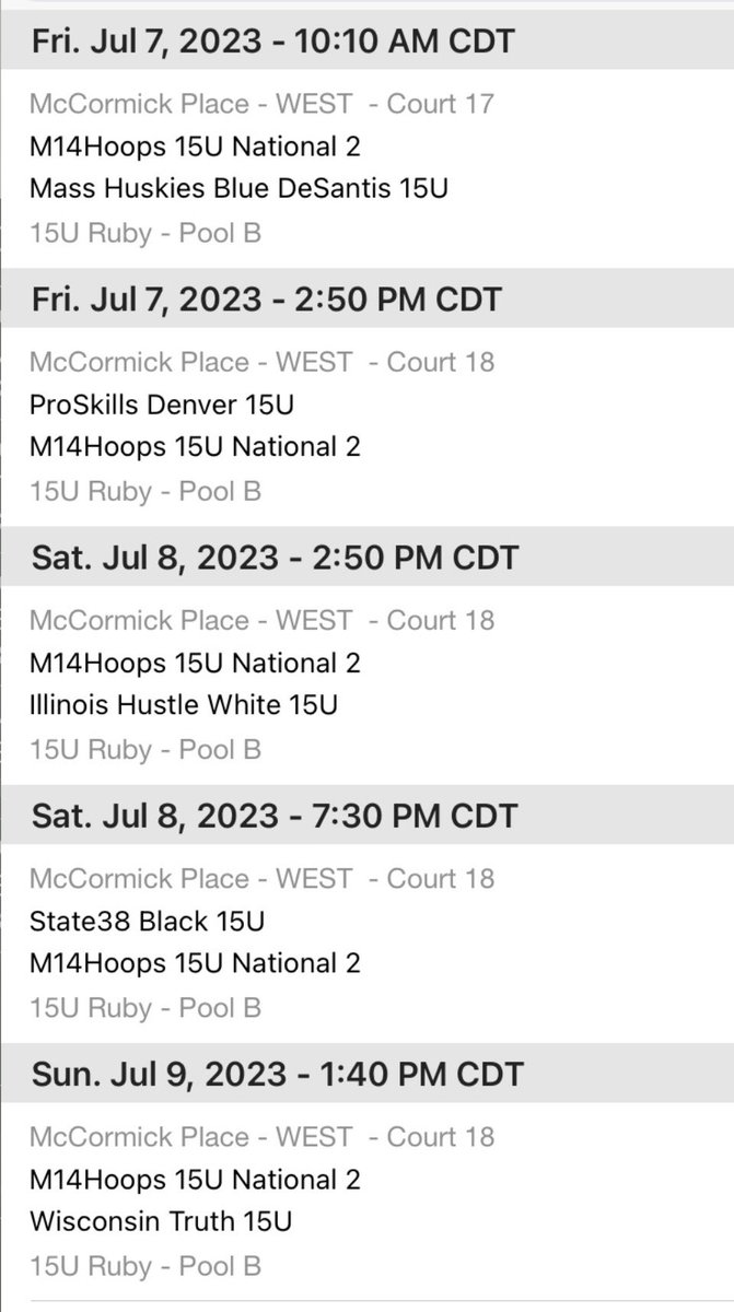 Heidi Clesen (@heidiclesen) on Twitter photo Looking forward to playing in the Nike Tournament of Champions next week. Here is our schedule. Please come and watch us play. Iāll be wearing #30 <a href="/M14Hoops_Girls/">Team M-XIV Girls</a> <a href="/GHS_girls_bball/">GHS Girls Basketball</a> #repthe14 #playhardorgohome Looking forward to playing in the Nike Tournament of Champions next week. Here is our schedule. Please come and watch us play. Iāll be wearing #30 <a href="/M14Hoops_Girls/">Team M-XIV Girls</a> <a href="/GHS_girls_bball/">GHS Girls Basketball</a> #repthe14 #playhardorgohome