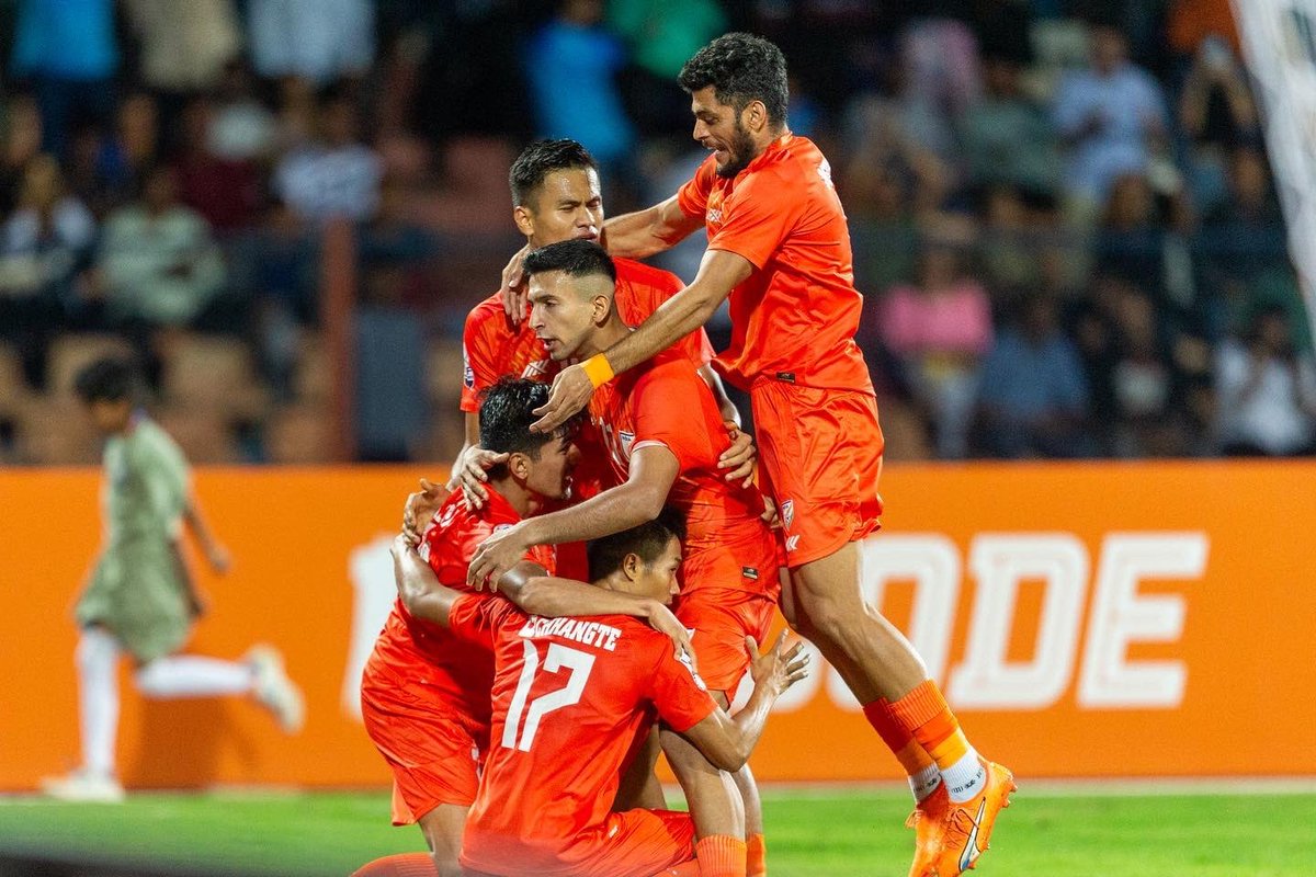 WE'RE THE CHAMPIONS!🏆🇮🇳

#SAFFChampionship2023 #IndianFootball #india #bleedblue #BlueTigers #UltrasMohunBagan #MarinersBaseCamp