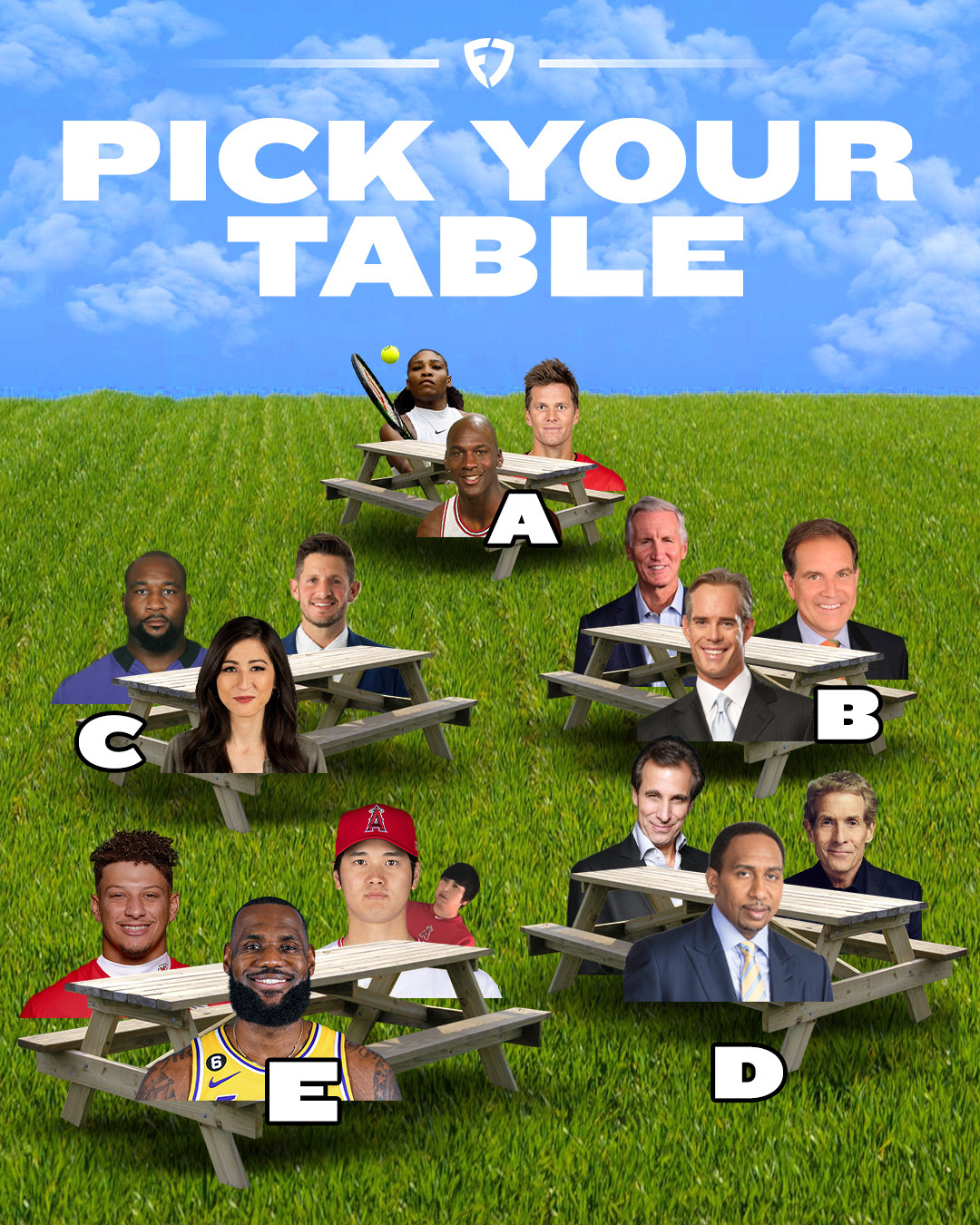 FanDuel on Twitter "Who would you sit with at this 4th of July party