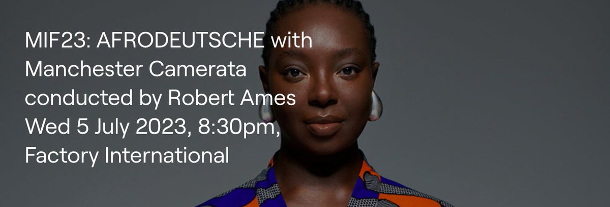 robertamesmusic's tweet photo. Joining the brilliant @AFRODEUTSCHE_AD and @MancCamerata at @factoryintl tomorrow, premiering a brand new piece for #MIF23! #Unquiet
Last tickets here: https://t.co/ju1fihDiMk https://t.co/VyRUGg6gKI