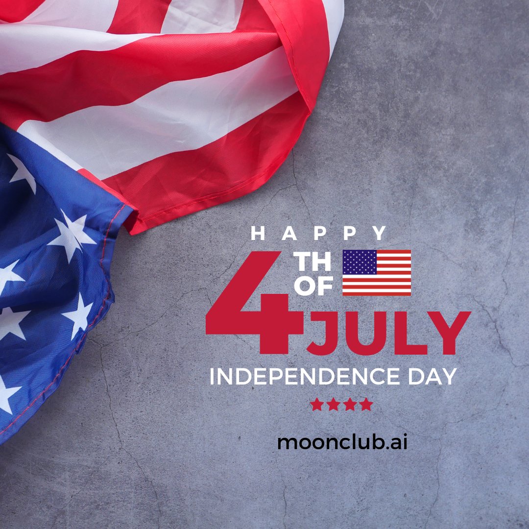 🎉 Happy Independence Day! 🇺🇸🎆 Celebrating freedom and decentralization in the digital world! 🌐🚀 Let's continue pushing the boundaries of innovation and empower artists, collectors, and creators to own their digital destiny! 
#Web3 #NFTs #IndependenceDay #USA 🗽🦅