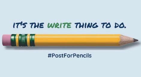 Came_Along_Way's tweet photo. Kids can't learn without the tools they need. For every tweet with #postforpencils, @WeRTiconderoga will provide a pack of pencils to students in under-resourced schools through @KidsInNeed up to 2M. RETWEET this post to help! https://t.co/Y00qDFZHJa
